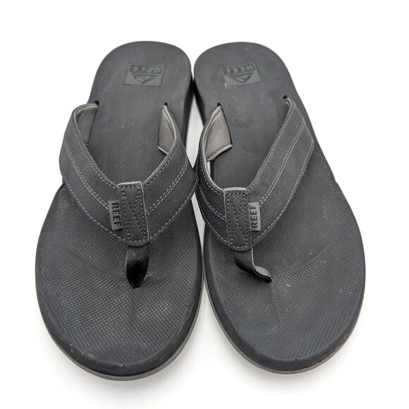Reef Element TQT Flip Flop Thong Sandals Slip-On Men's Black Size US14 EU47 - Picture 9 of 12
